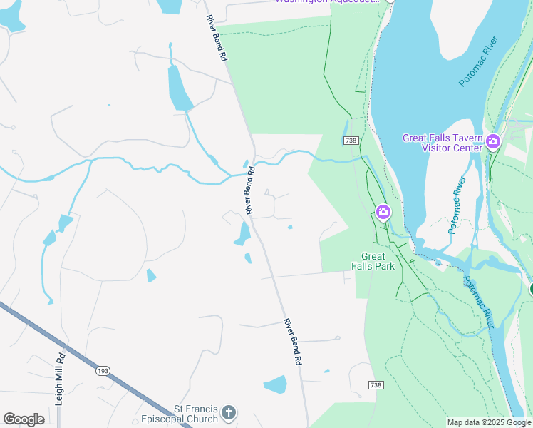 map of restaurants, bars, coffee shops, grocery stores, and more near 9126 Mine Run Drive in Great Falls