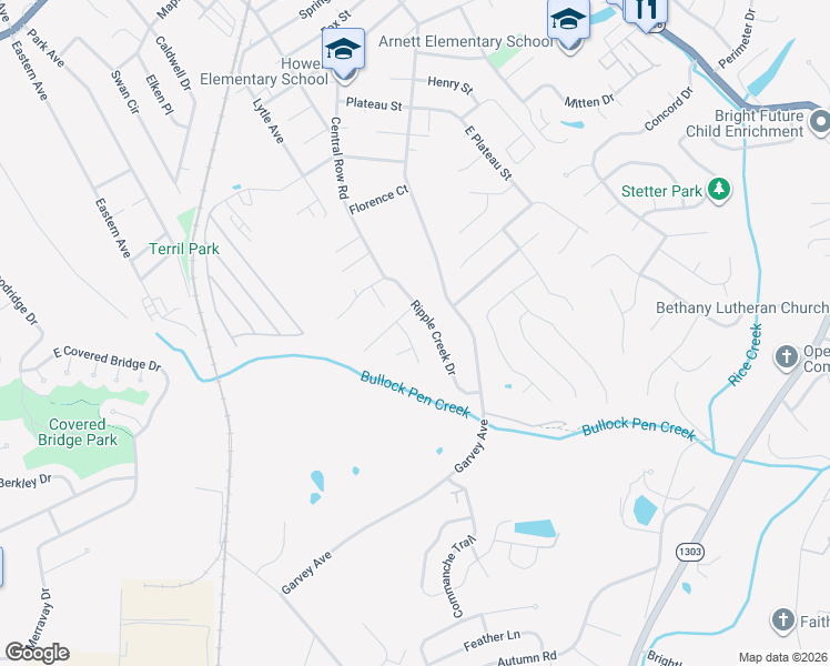 map of restaurants, bars, coffee shops, grocery stores, and more near 493 Rifle Lane in Elsmere