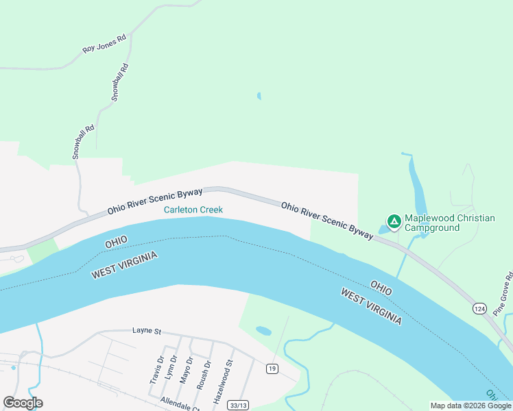 map of restaurants, bars, coffee shops, grocery stores, and more near 3202 Ohio 124 in Racine