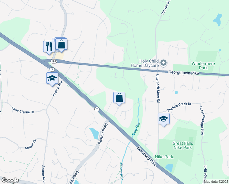 map of restaurants, bars, coffee shops, grocery stores, and more near 1050 Northfalls Court in Great Falls