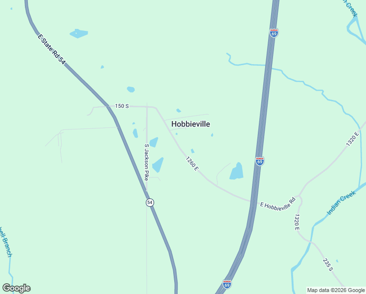 map of restaurants, bars, coffee shops, grocery stores, and more near 12658-12708 East Hobbieville Road in Springville