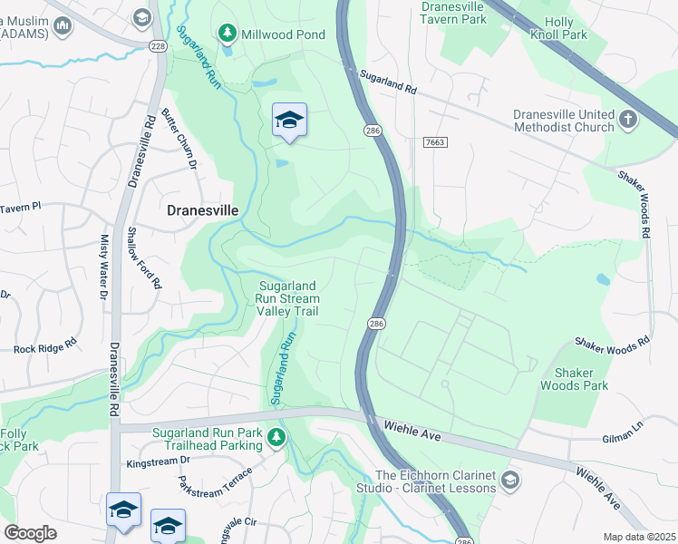 map of restaurants, bars, coffee shops, grocery stores, and more near 1203 Cameo Court in Herndon