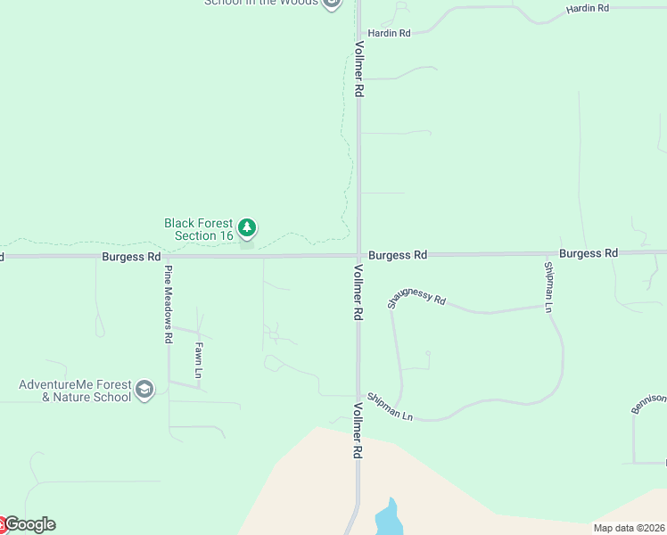 map of restaurants, bars, coffee shops, grocery stores, and more near 8500-8798 Burgess Road in Colorado Springs