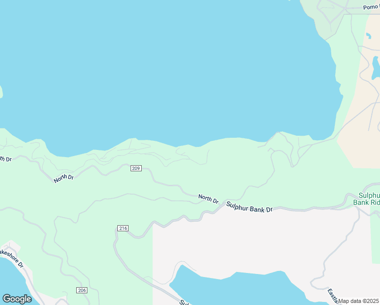 map of restaurants, bars, coffee shops, grocery stores, and more near 12150 North Drive in Clearlake