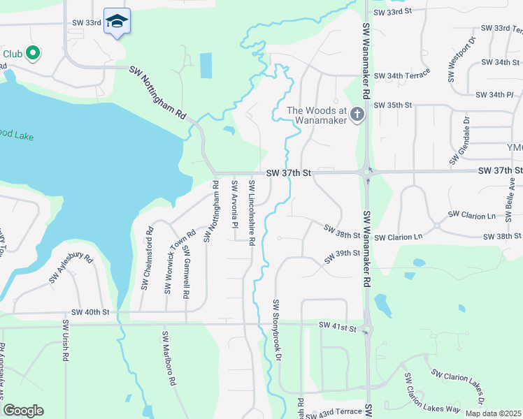 map of restaurants, bars, coffee shops, grocery stores, and more near 3746 Southwest Woodglen Street in Topeka