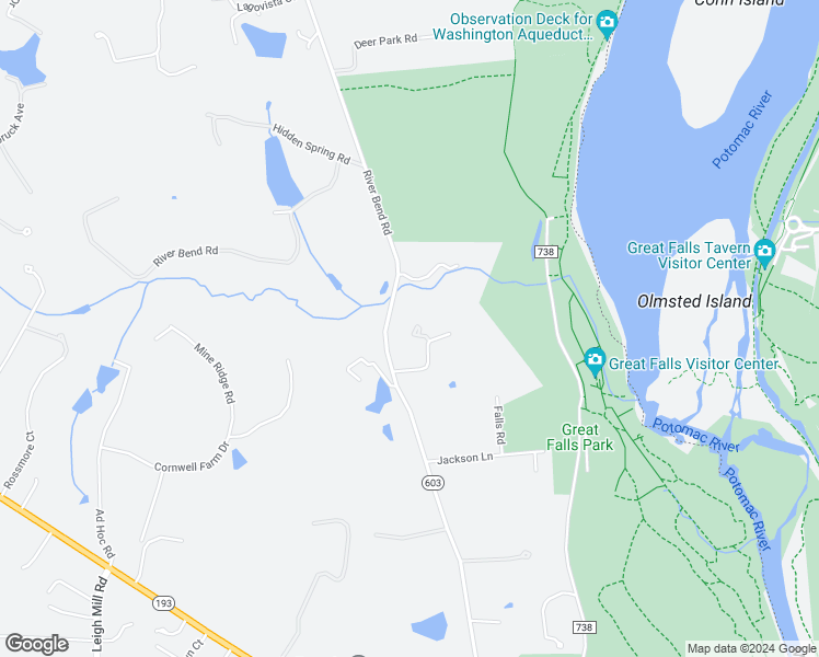 map of restaurants, bars, coffee shops, grocery stores, and more near 9126 Mine Run Drive in Great Falls