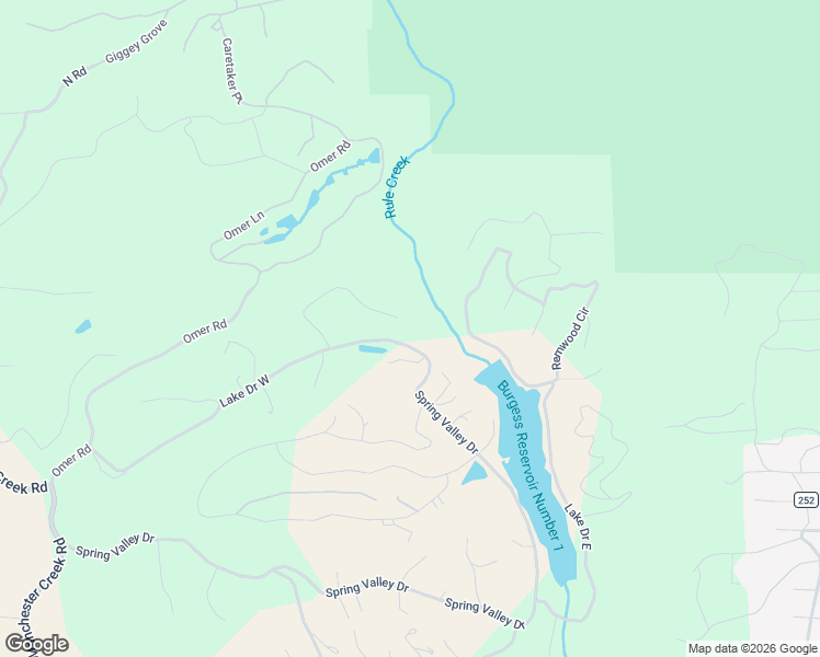 map of restaurants, bars, coffee shops, grocery stores, and more near 318 Rainbow Trail in Divide