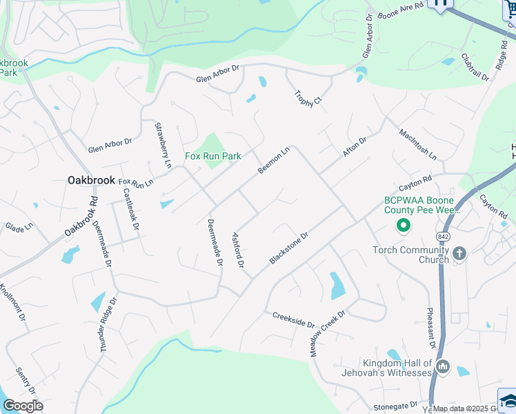 map of restaurants, bars, coffee shops, grocery stores, and more near 1324 Ashford Drive in Florence