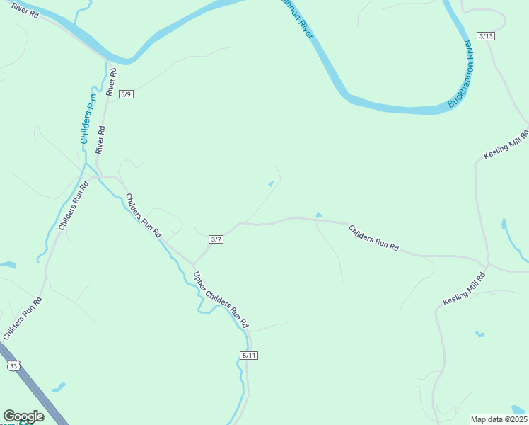 map of restaurants, bars, coffee shops, grocery stores, and more near 1317 Childers Run Road in Buckhannon