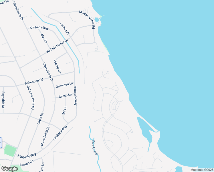 map of restaurants, bars, coffee shops, grocery stores, and more near 121 Wheelhouse Way in Stevensville
