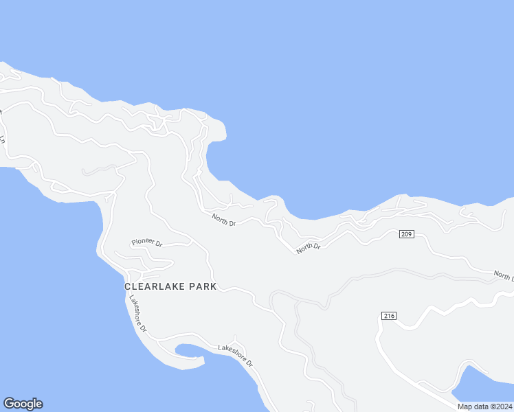 map of restaurants, bars, coffee shops, grocery stores, and more near 11420 North Drive in Clearlake