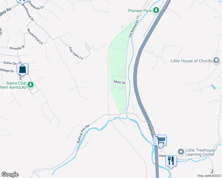 map of restaurants, bars, coffee shops, grocery stores, and more near 4024 Mc Donald Street in Covington