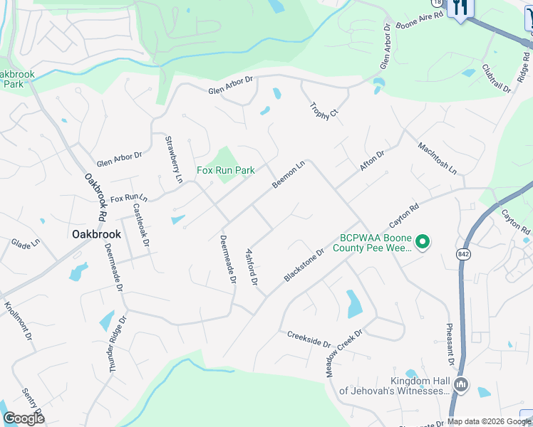 map of restaurants, bars, coffee shops, grocery stores, and more near 1324 Ashford Drive in Florence