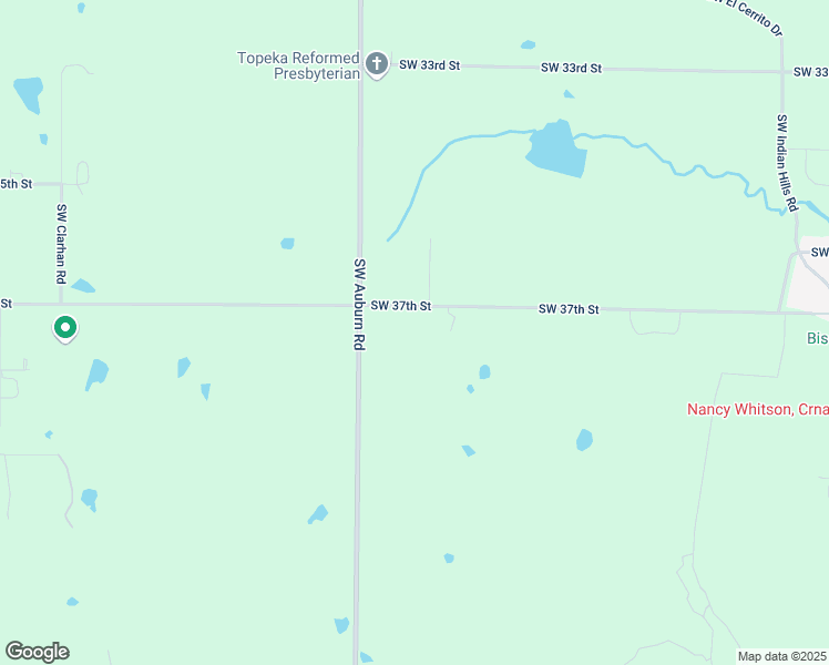 map of restaurants, bars, coffee shops, grocery stores, and more near 8025 Southwest 37th Street in Topeka