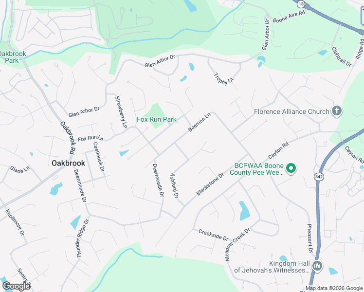 map of restaurants, bars, coffee shops, grocery stores, and more near 1324 Ashford Drive in Florence