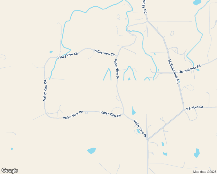 map of restaurants, bars, coffee shops, grocery stores, and more near 6805 Valley View Drive in Lincoln