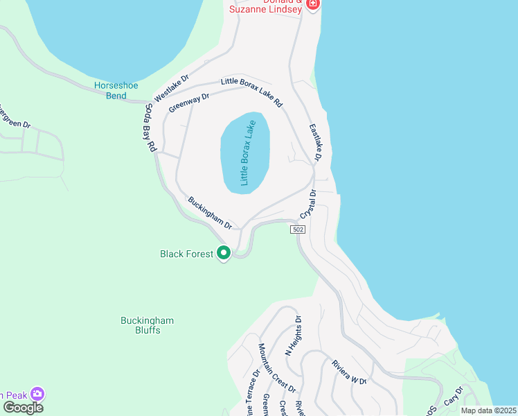 map of restaurants, bars, coffee shops, grocery stores, and more near 2968 Buckingham Drive in Kelseyville