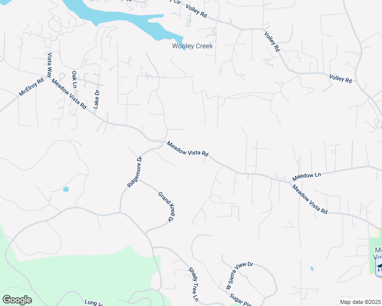 map of restaurants, bars, coffee shops, grocery stores, and more near 2189 Meadow Vista Road in Meadow Vista