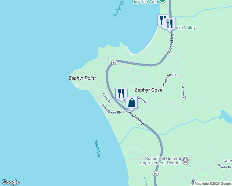 map of restaurants, bars, coffee shops, grocery stores, and more near 215 South Martin Drive in Glenbrook