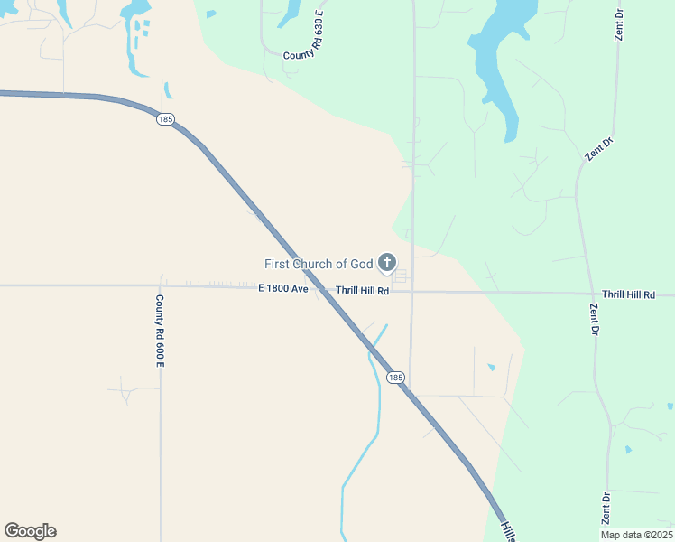 map of restaurants, bars, coffee shops, grocery stores, and more near 921 North 10th Street in Vandalia