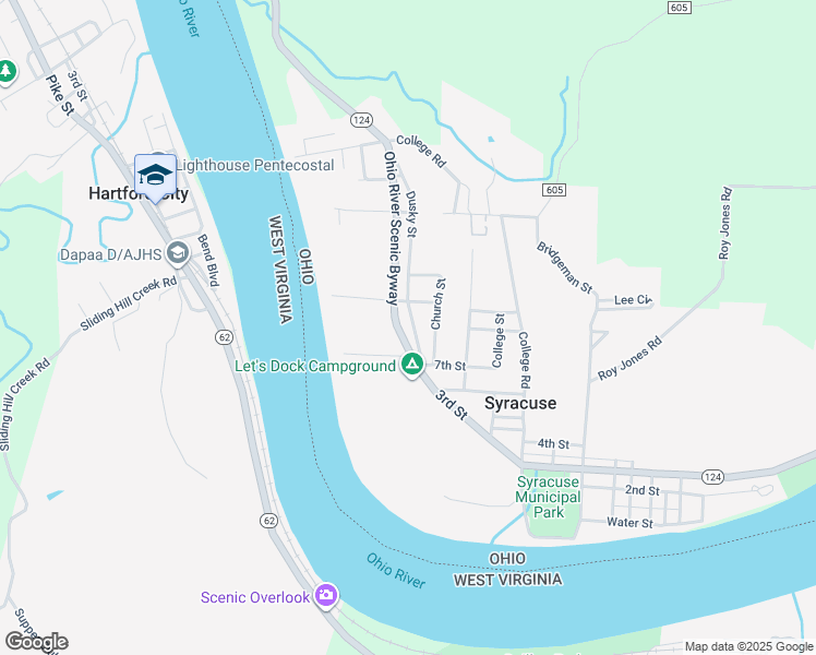 map of restaurants, bars, coffee shops, grocery stores, and more near 2354 3rd Street in Syracuse