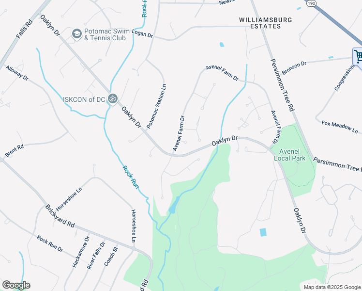 map of restaurants, bars, coffee shops, grocery stores, and more near 9910 Avenel Farm Drive in Rockville
