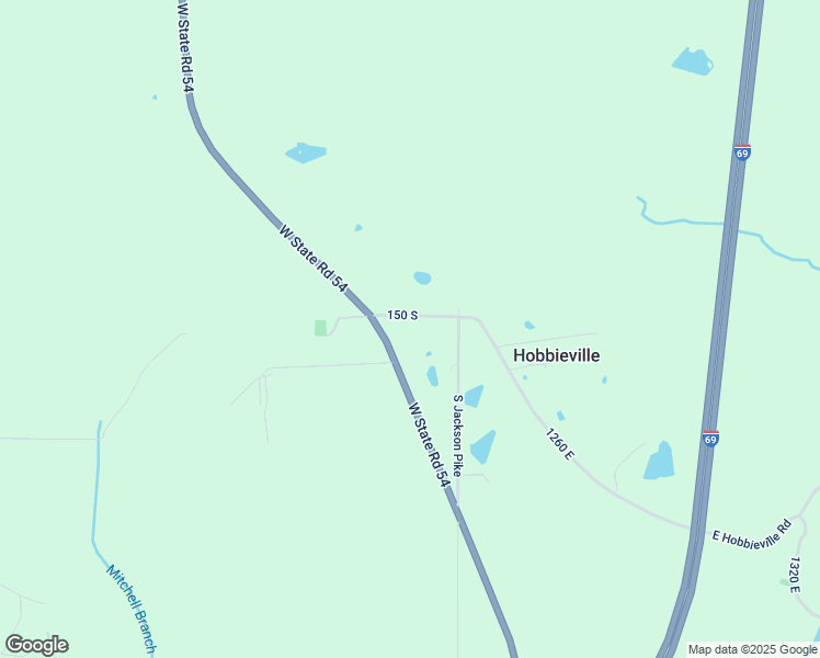 map of restaurants, bars, coffee shops, grocery stores, and more near 12380 East Hobbieville Rd in Springville