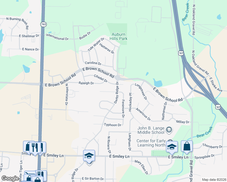 map of restaurants, bars, coffee shops, grocery stores, and more near 1637 Bold Ruler Court in Columbia