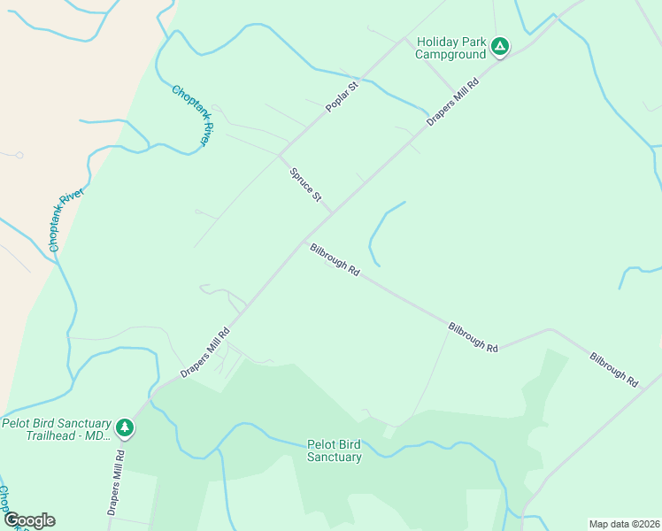 map of restaurants, bars, coffee shops, grocery stores, and more near 26771 Bilbrough Road in Greensboro