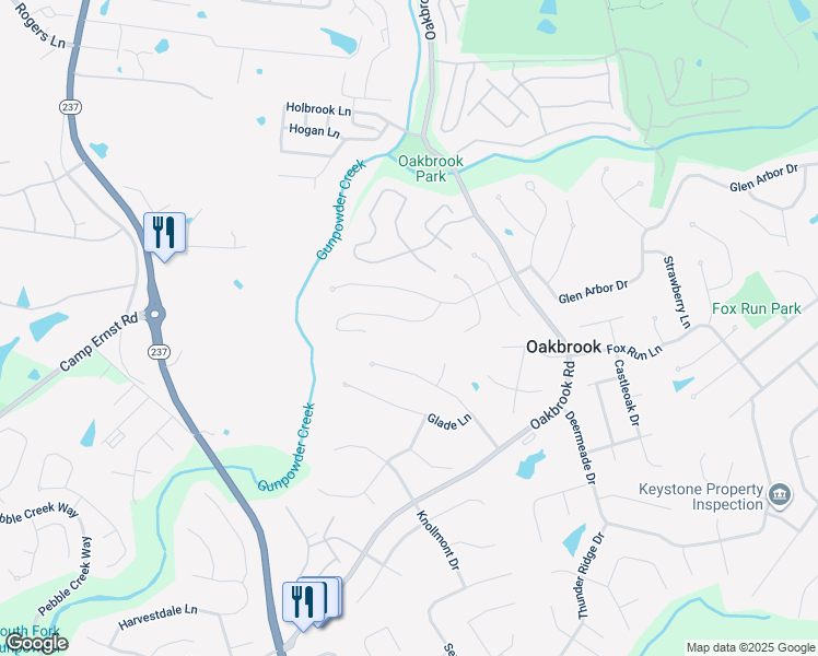 map of restaurants, bars, coffee shops, grocery stores, and more near 6830 Vantage Court in Florence