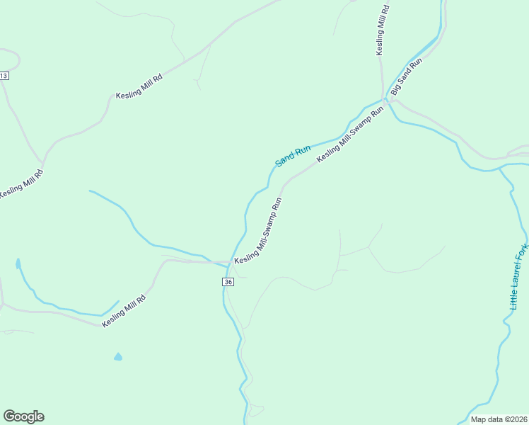 map of restaurants, bars, coffee shops, grocery stores, and more near 2489 Kesling Mill Road in Buckhannon