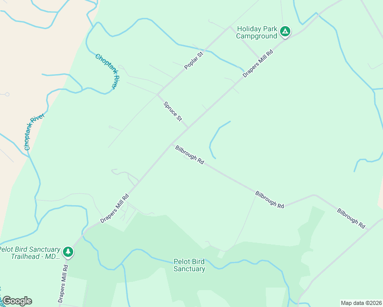 map of restaurants, bars, coffee shops, grocery stores, and more near 26771 Bilbrough Road in Greensboro
