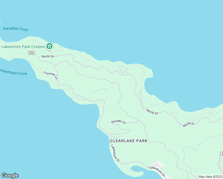 map of restaurants, bars, coffee shops, grocery stores, and more near 10977 Crestview Drive in Lake County