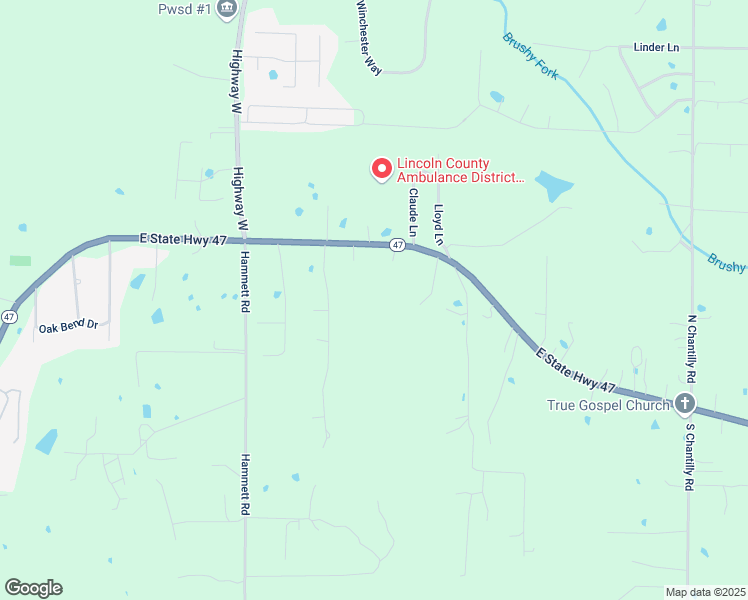 map of restaurants, bars, coffee shops, grocery stores, and more near 1958 State Highway 47 in Winfield