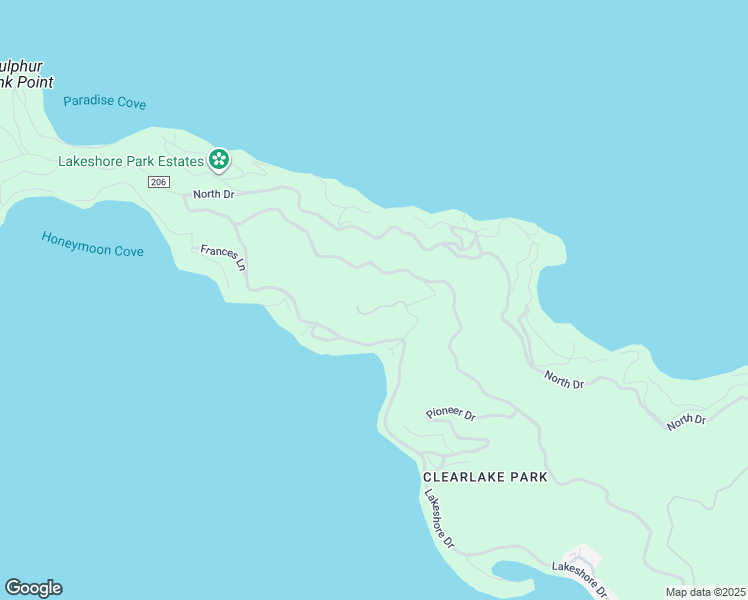 map of restaurants, bars, coffee shops, grocery stores, and more near 10877 Crestview Drive in Lake County