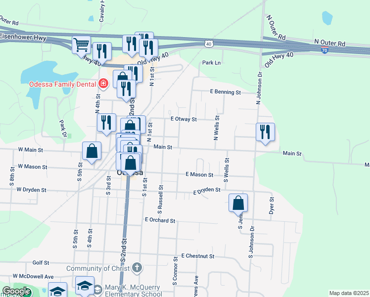 307 East Main Street, Odessa MO Walk Score
