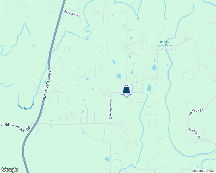 map of restaurants, bars, coffee shops, grocery stores, and more near 13201 Lake Valley Drive in Auburn