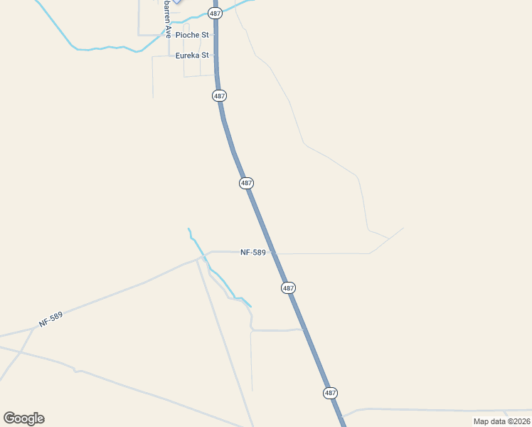 map of restaurants, bars, coffee shops, grocery stores, and more near 1260 S Baker Avenue in Baker