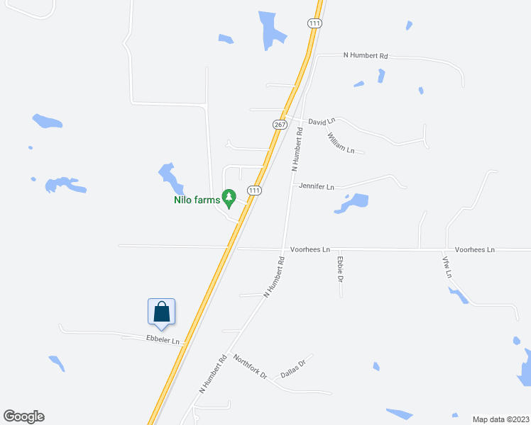 map of restaurants, bars, coffee shops, grocery stores, and more near 15095 North Humbert Road in Brighton