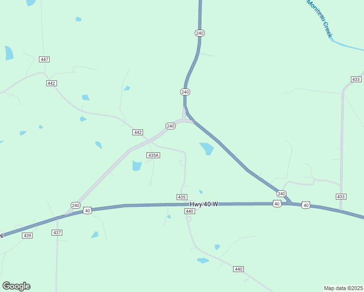 map of restaurants, bars, coffee shops, grocery stores, and more near 100-158 County Road 435 in New Franklin