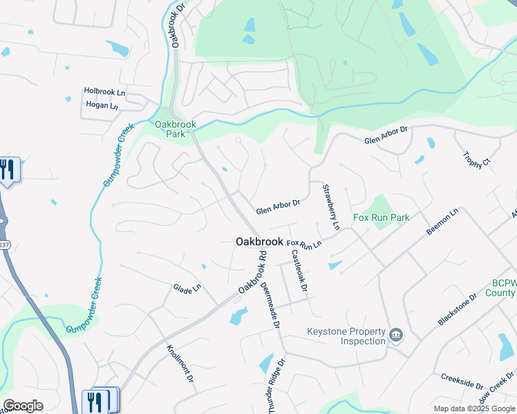 map of restaurants, bars, coffee shops, grocery stores, and more near 6824 Glen Arbor Drive in Florence