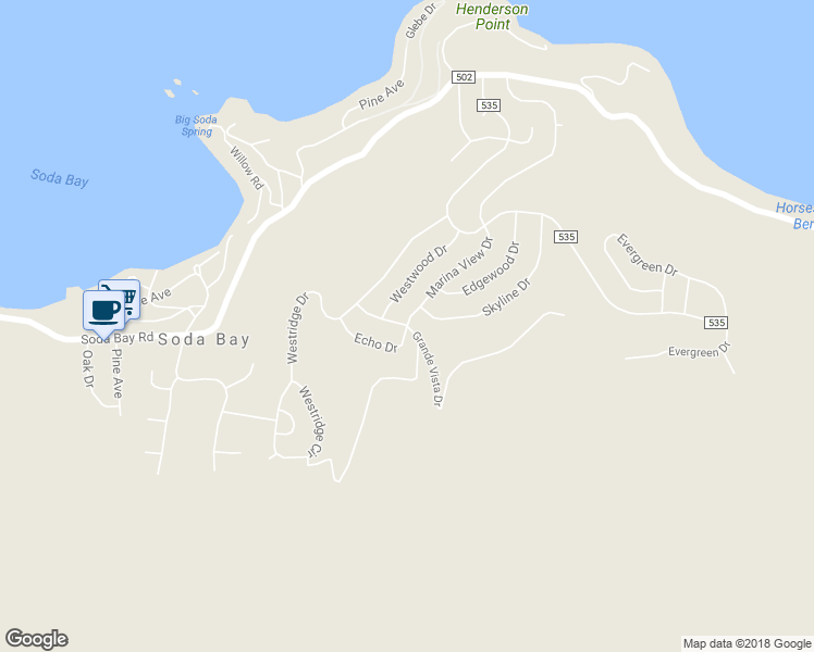 map of restaurants, bars, coffee shops, grocery stores, and more near 3408 Marina View Drive in Kelseyville