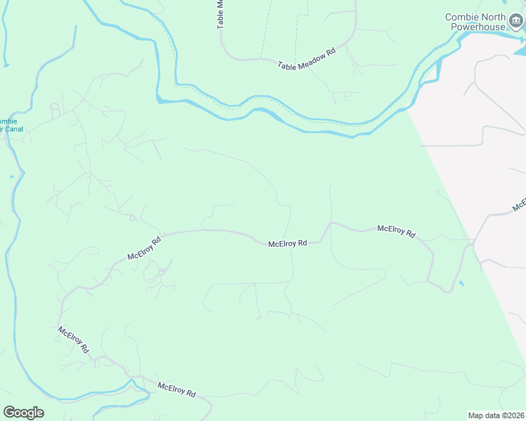 map of restaurants, bars, coffee shops, grocery stores, and more near 15055 McElroy Road in Meadow Vista