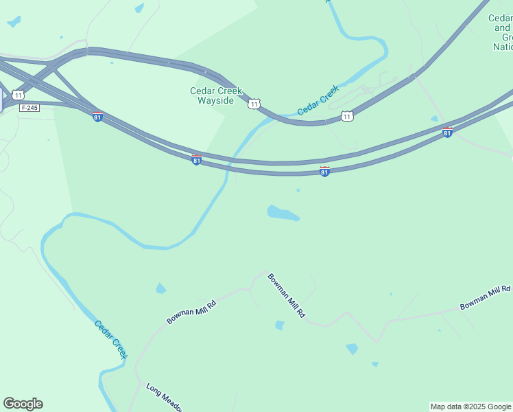 map of restaurants, bars, coffee shops, grocery stores, and more near 9396 Valley Pike in Middletown