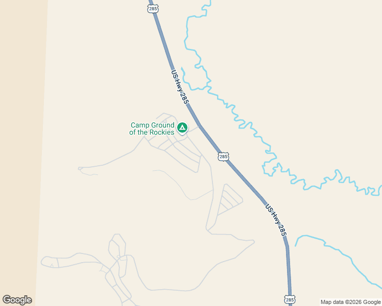 map of restaurants, bars, coffee shops, grocery stores, and more near 234 Smoke Stack Road in Hartsel