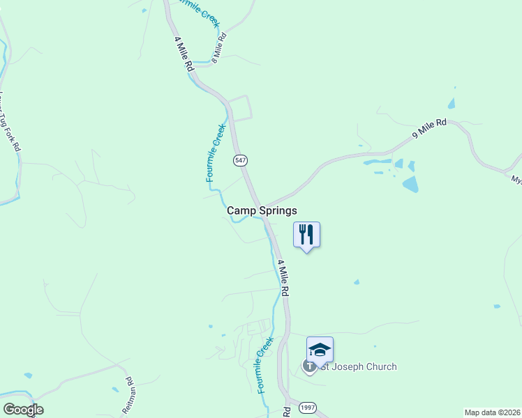 map of restaurants, bars, coffee shops, grocery stores, and more near 1440 9 Mile Road in Melbourne