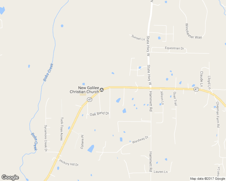 map of restaurants, bars, coffee shops, grocery stores, and more near 102 East Horseshoe Bend Drive in Winfield