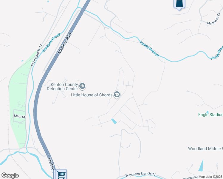 map of restaurants, bars, coffee shops, grocery stores, and more near 2251 Piazza RDG in Covington