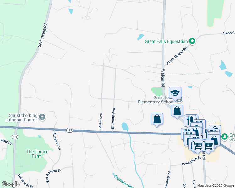 map of restaurants, bars, coffee shops, grocery stores, and more near 729 Ellsworth Avenue in Great Falls
