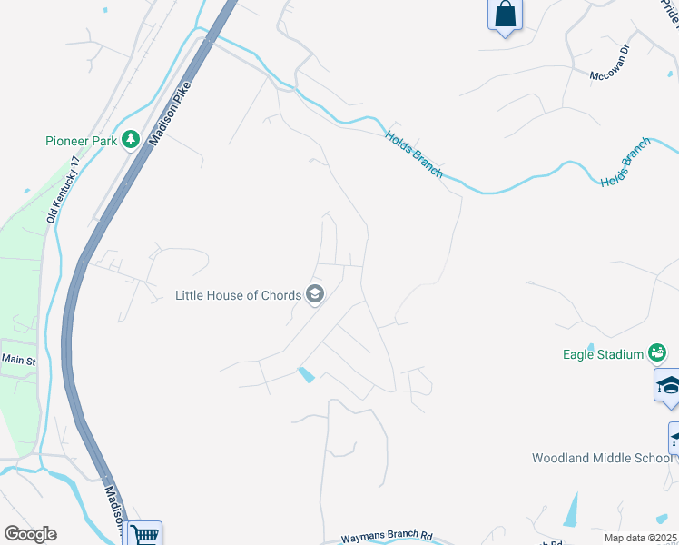 map of restaurants, bars, coffee shops, grocery stores, and more near 3814 Montella Place in Covington
